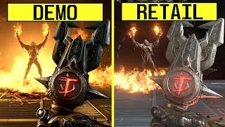 Doom Eternal 2018 Demo vs Retail PC RTX 4080 4K Ultra Ray Tracing ON Graphics Comparison