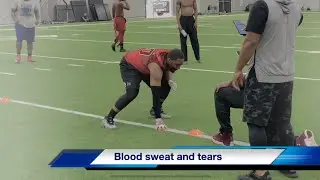 #10 Tyrone Washington - North Texas Bulls Workout - Filmed by Nate with Mainstream Media