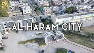 Al Haram city drone footage aerial view latest