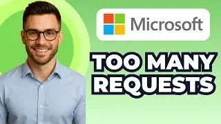 Too Many Requests Microsoft Error for Account Login (Simple Solution) (Still Works)