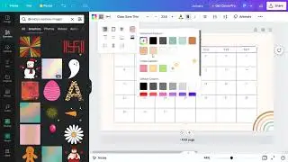 How to create 2023 Calendar in Canva