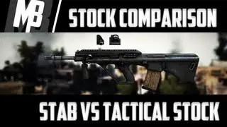 STG77AUG Tactical stock vs Stabilized stock