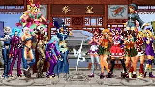 Women Of Nests vs Psycho Soldiers [Kof2002 Mugen]