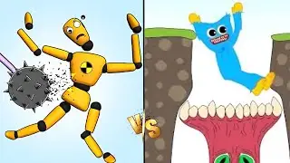 Huggy Story vs Ragdoll Break 😱 Funny Horror & Physics Gameplay! Satisfying ASMR Battle