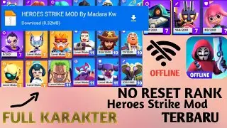 Heroes Strike Offline|Mod No riset rank,
