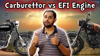 Royal Enfield Carburetor Engine vs EFI Engine | Telugu | GVR Films