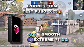 IPHONE 8 PUBG in 2025 !! TDM TEST WITH IPHONE 8.. WORTH IT❓❓