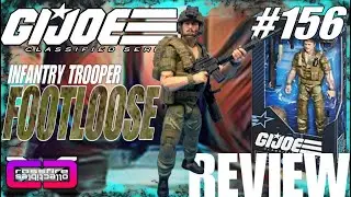 cXc G.I. Joe Classified series #156 Infantry Trooper FOOTLOOSE Figure Unboxing & Review