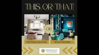 Would you prefer to have a NEUTRAL COLOUR or a BOLD COLOUR for your home?