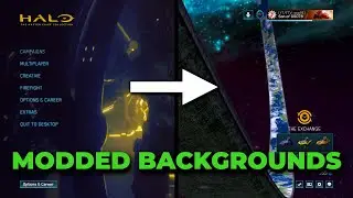 How to use CUSTOM BACKGROUNDS in Halo MCC!