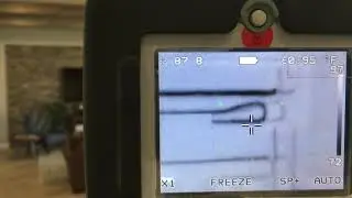 Freon lines buried inside mass wall for radiant cooling and heating