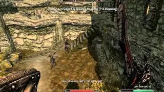 Bbillyk Plays Skyrim - Awesome large-scale battle.