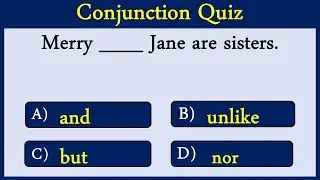 conjunction Quiz 1
