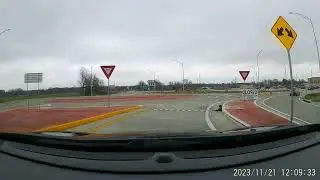 Drive 3 roundabouts at Buc-ee's Springfield, MO - from Route 66
