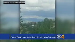 Funnel Seen Near Steamboat Springs Was Tornado