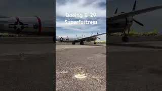 Super rare #B-29 #superfortress ##ww2 #bomber lands at #PhoenixGoodyear airport