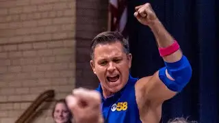 Wisconsin news anchor wins pro-wrestling battle royal at cancer benefit, gives trophy to rival's mom