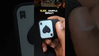 3D-Printed Ace Poker Magnetic Fidget Slider, Play with Toys. #3dprinting #fidget #toys
