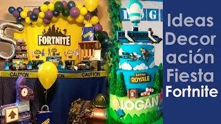Decoración de Fiesta Fortnite