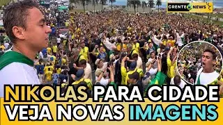 🚨🇧🇷 HIST&Oacute;RICO! GOI&Aacute;S PARA PARA RECEBER NIKOLAS FERREIRA: 6&ordm; DIA DA CAMINHADA POR JUSTI&Ccedil;A E LIBERDADE