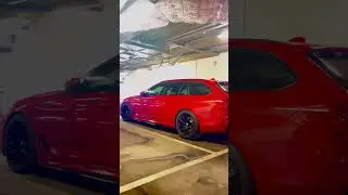 Red BMW G31 540d