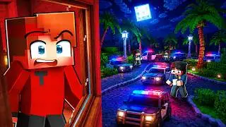 La POLICE est devant chez MOI à 2H du matin sur Minecraft !
