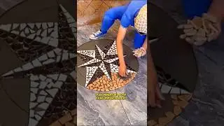 Trik membuat motif tiga dimensi pada lantai keramik yang pecah #shortvideo #shorts #short