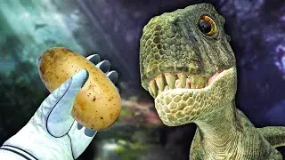 My T-Rex is VEGAN in Robinson: The Journey VR!