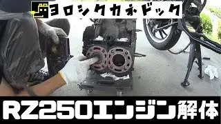 Yamaha RZ250エンジン解体