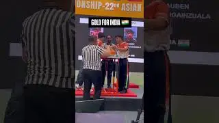 Reuben Wins Gold @Asian Arm Wrestling Championship 2025