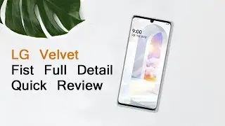 LG Velvet Full Detail Quick Review