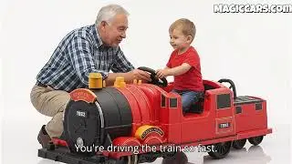 Kids Train Magic Toy Train for kids and grandparents with working steam stack
