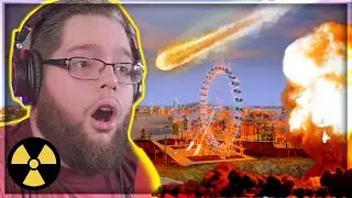 Paris, France Vs Nuclear Bomb (Cities Skylines Mod)