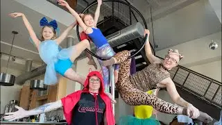 Dress Up Circus family fun aerial tricks!!!
