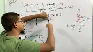 Highlight 16:35 &ndash; 21:35 from Torque on a loop/ coil in a magnetic field (motor effect) || Magnetism