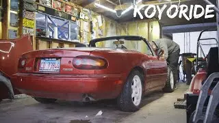 Isaac's miata gets coilovers | KOYORIDE (4K)