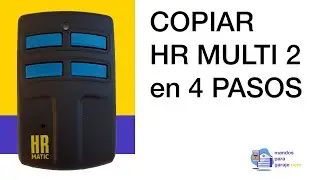 [TUTORIAL] C&oacute;mo COPIAR su MANDO de GARAJE HR MULTI 2  ✅ | mandosparagaraje.com
