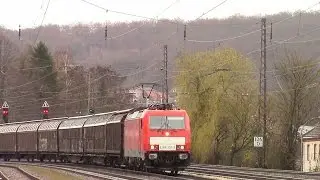 DB 186 337-2 (Bombardier TRAXX F140 MS) mit einem G&uuml;terzug in Dudweiler