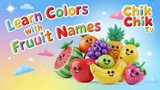 Fruits and Vegetables Names - Learn Fruits And Vegetables English Vocabulary #chikchiktv #kidsvideo