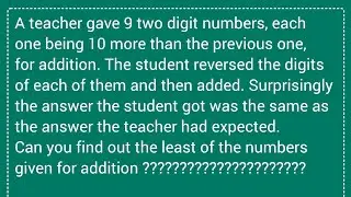 Linear Equation Problem/Olympiad/SAT/GMAT/GRE/CAT. #maths , #students , #equation 