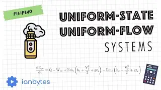 Solved Problem: First Law for Uniform-State Uniform-Flow (USUF) Systems (Filipino)