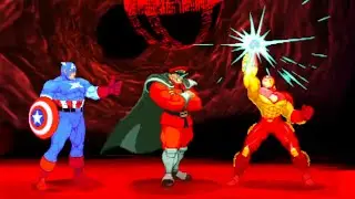 Marvel VS Capcom 2 - Captain America/Bison/Iron Man - Expert Difficulty Playthrough