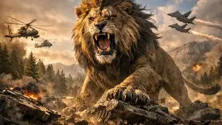 Lion Forest vs US Military in Madrid (Guadarrama Mountains) | US Army & Air Force Assault | CGI|