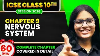 🔥Nervous System Class 10 ICSE Biology | One Shot | Back Benchers Series 2.0 | Riya Ma'am