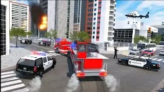 Fire Truck Driving Simulator | -Android game play #gameplay #Fireplace