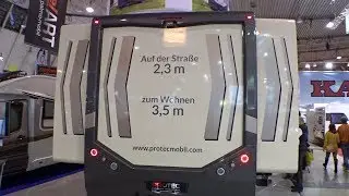 Protec Reisemobil: Innovation: Doppel slide-out über die gesamte Fahrzeuglänge