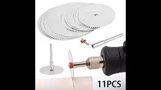11pcs Mini Circular Saw Blade Electric Grinding Cutting Disc Rotary Tool