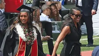 Sasha Obama Graduates USC with Proud Parents Barack and Michelle in Attendance