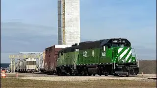 Northern Lines Railroad switching in St Cloud Mn