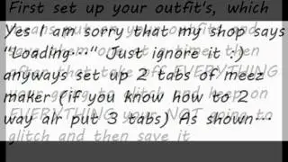 How to glitch on meez